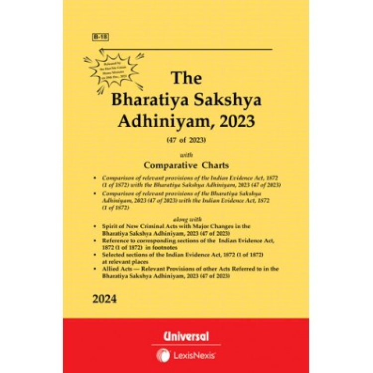 The Bharatiya Sakshya Adhiniyam (BSA), 2023 - Bare Act | LexisNexis