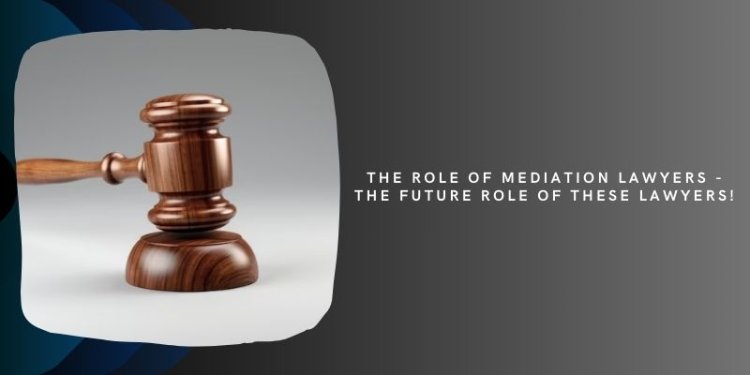 The Role of Mediation Lawyers - The Future Role of These Lawyers!