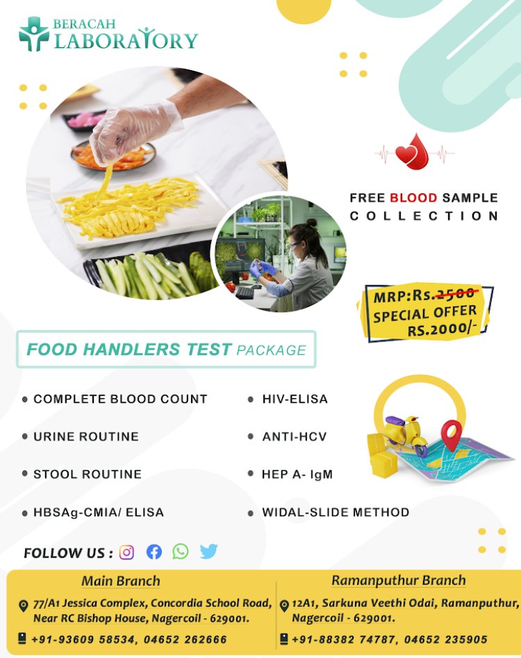 Food Handlers Test Package