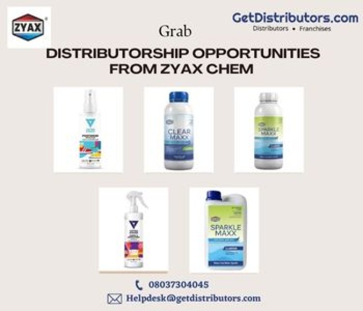 Distributorship Opportunities From Zyax Chem