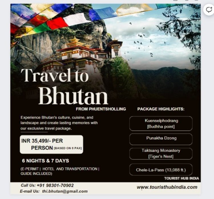 BHUTAN TRIP FROM BAGDOGRA