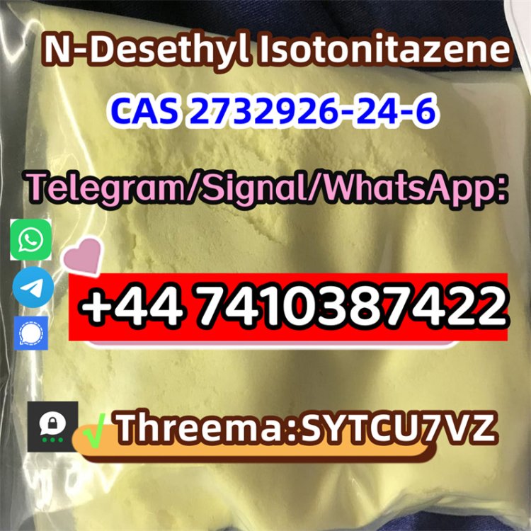 CAS 2732926-24-6 N-Desethyl Isotonitazene Telegarm/Signal/ WhatsApp: +44 7410387422