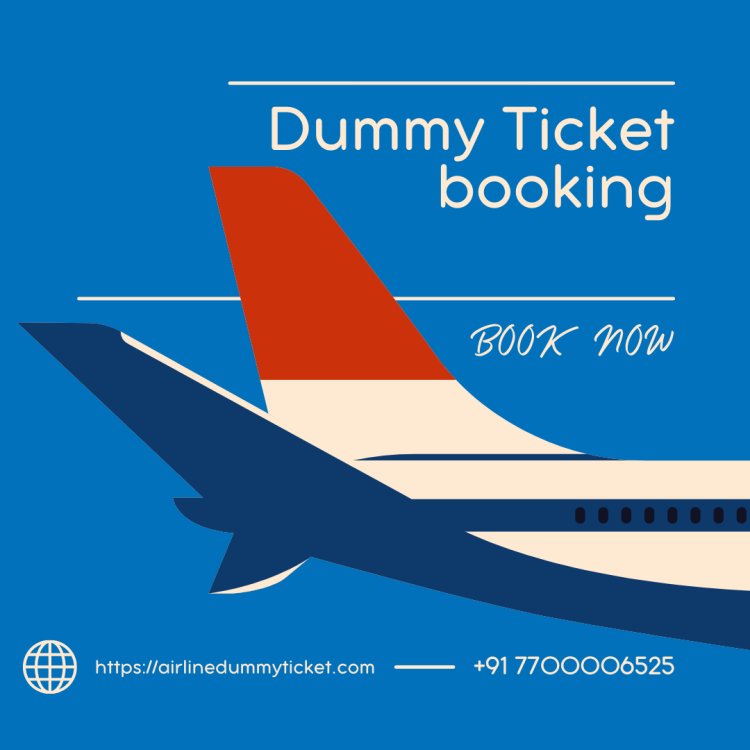 Dummy Ticket Booking: Book Your Tickets Quickly and Easily.