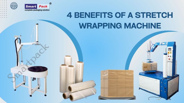Stretch wrapping machine