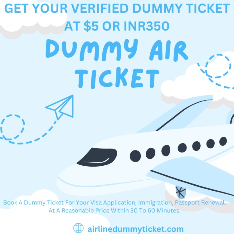 How to take dummy ticket online.