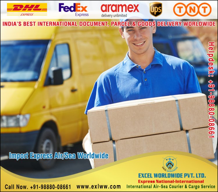 International Air Ship Courier Parcel Cargo Service Company in India Punjab, DHL Fedex Aramex UPS TNT Courier Punjab to Canada