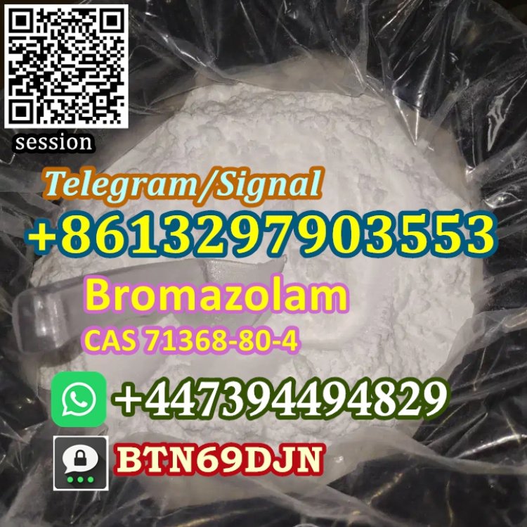 Buy Bromazolam Powder cas 71368-80-4 for research chemical Telegram/Signal+8613297903553