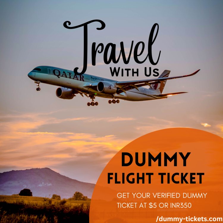Get Legitimate Dummy Flight Tickets for Visa Applications and Proof of Return – Secure Yours Today!