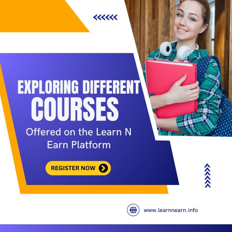 Exploring Different Courses Offered on the Learn N Earn Platform