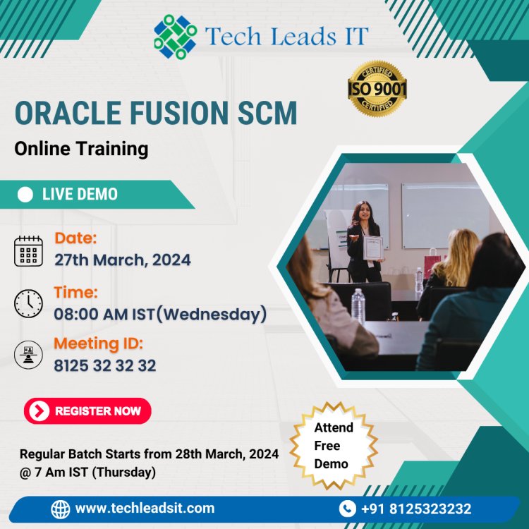 Learn Oracle Fusion SCM in 2024 | Start your career now