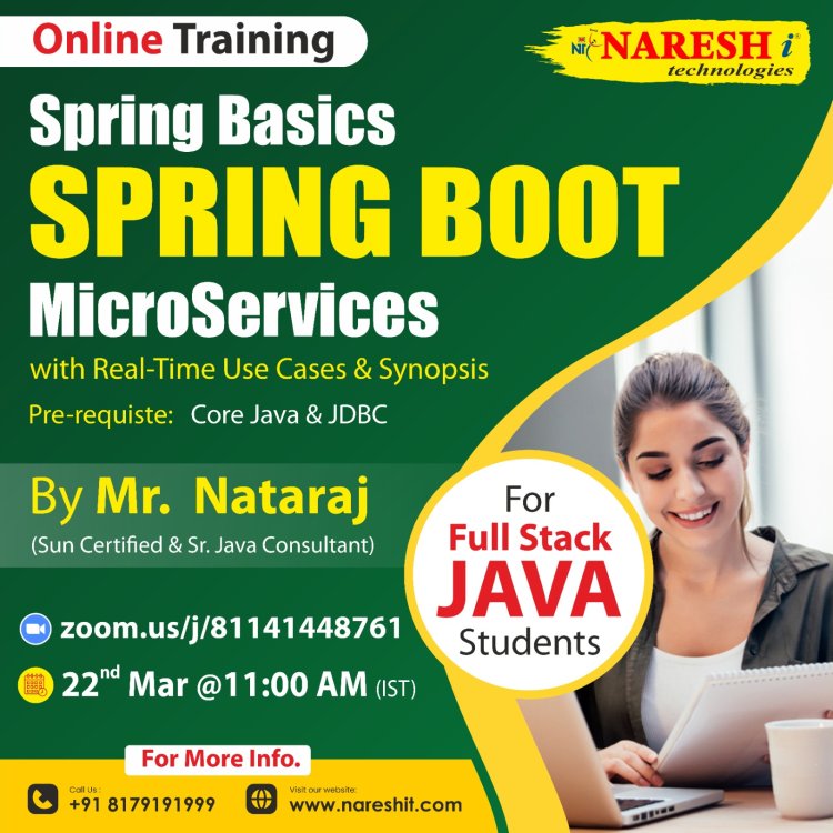 Best Spring Boot Course Online Training Institute In Ameerpet | NareshIT