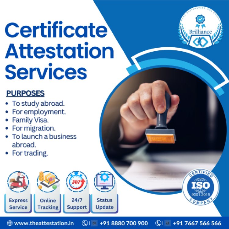 Certificate Attestation for UAE in India