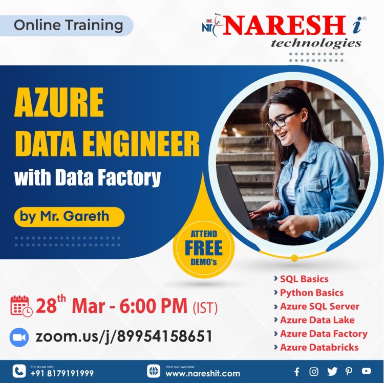 Azure Data Engineer Course Online Training Institute In Hyderabad | NareshIT