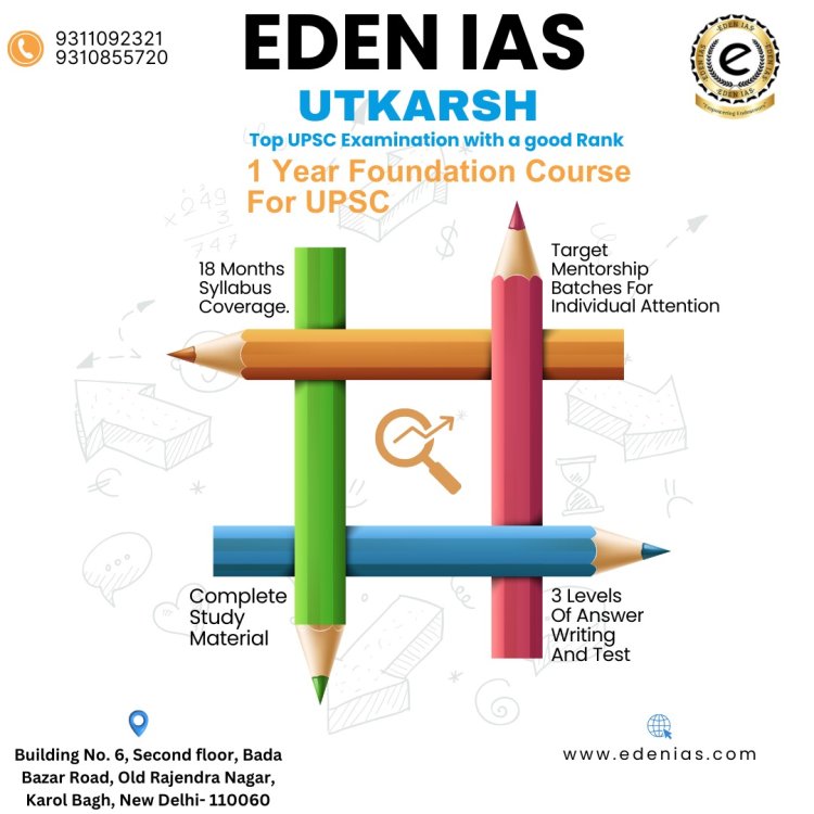 How is the 1-year foundation course for UPSC of EDEN IAS?