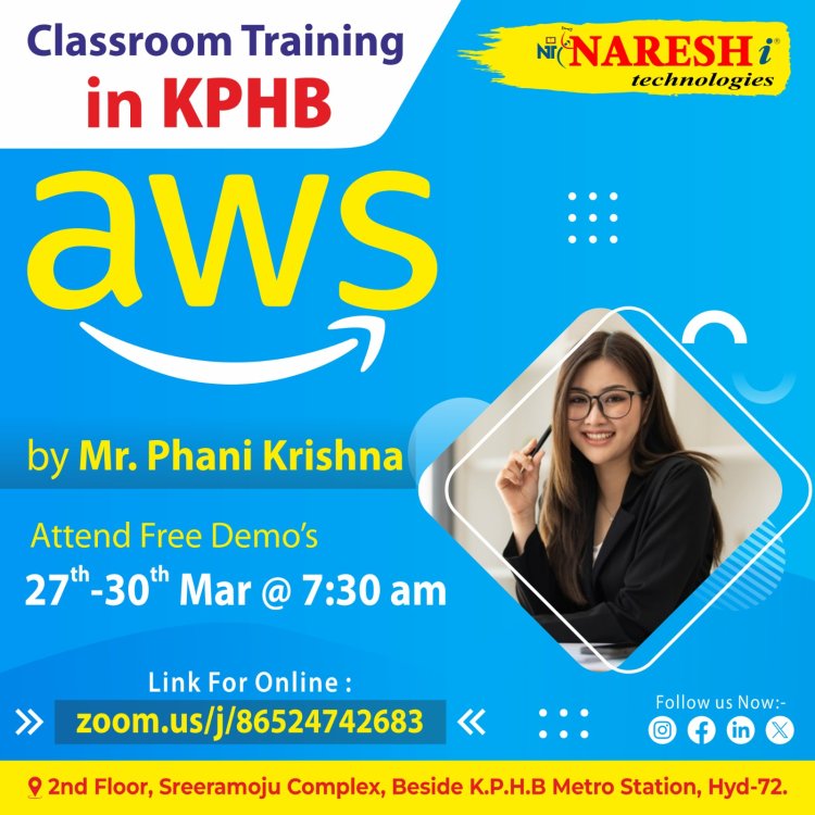 No1 AWS Course Classroom Training Institute In KPHB 2024 | NareshIT