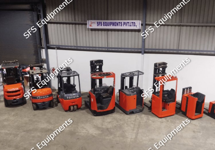 Enhancing Warehouse Efficiency with Used Forklift Material Handling Equipment from SFS Equipments Pvt. Ltd.