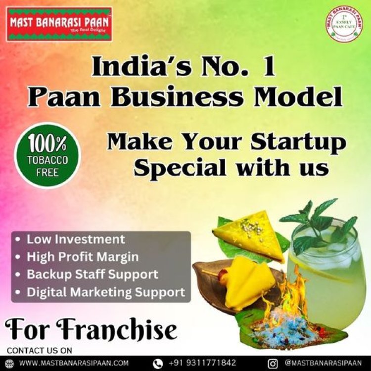 Get Best paan franchise near me - Mastbanarasipaan