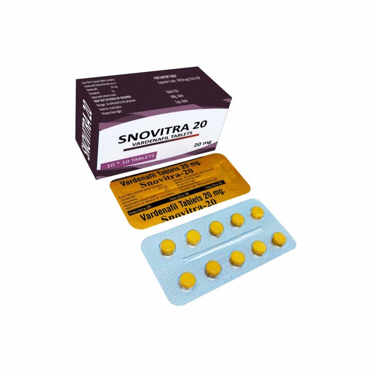 Order Online Snovitra 20 (Vardenafil 20mg) | Erectile Dysfunction Tablets