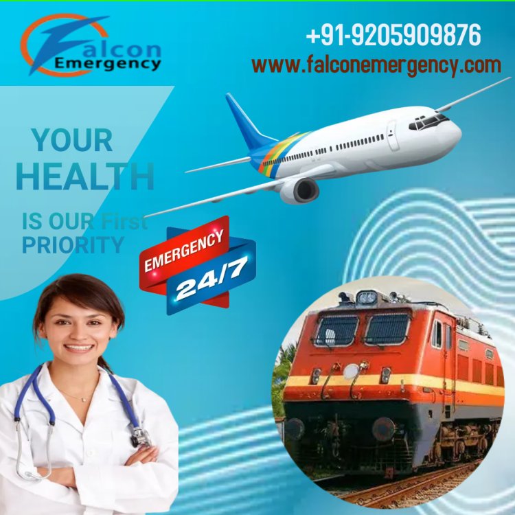 Select Modern ICU Setup by Falcon Emergency Train Ambulance Service in Jaipur