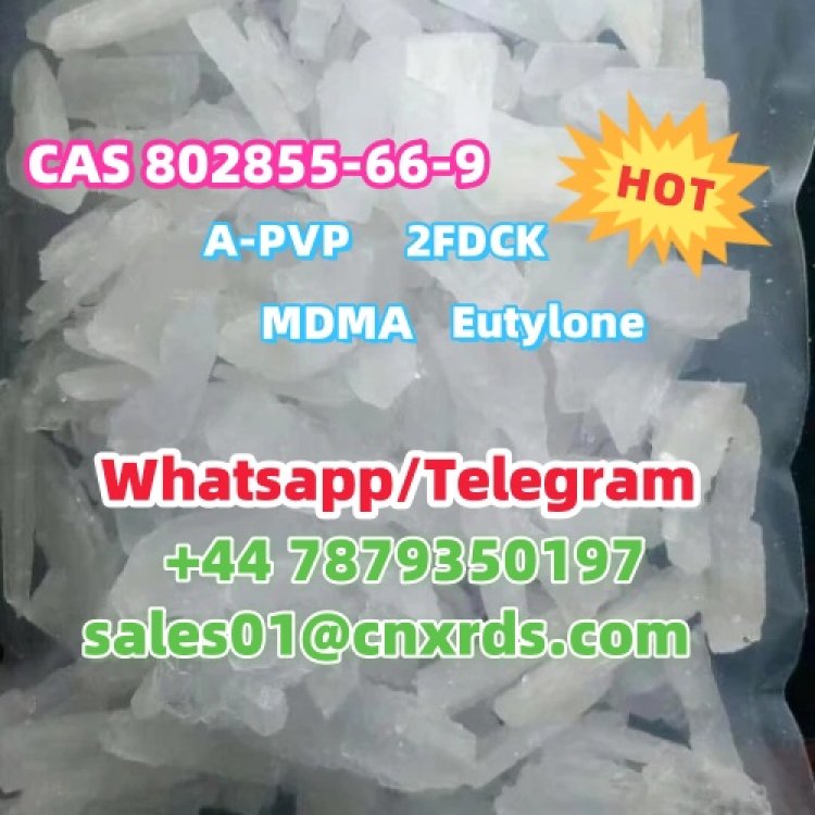 High quality CAS 802855-66-9  (Eutylone,A-PVP,2FDCK,MDMA)