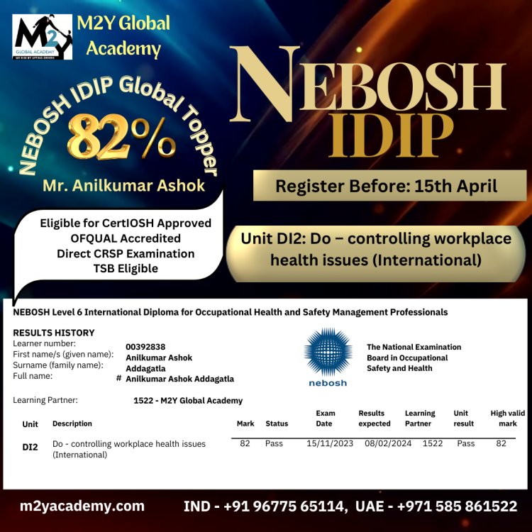 NEBOSH International Diploma - NEBOSH IDIP