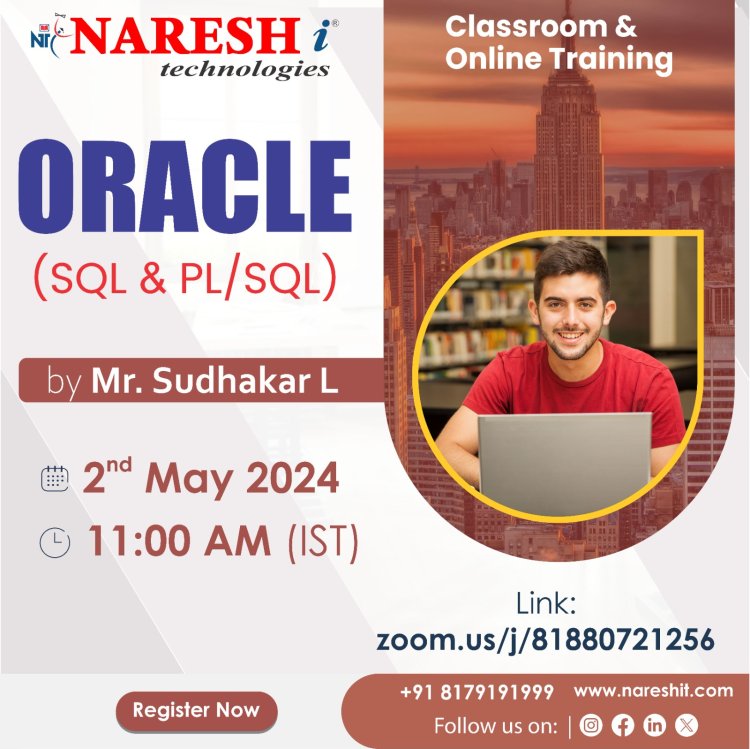 Best Oracle Online training Institute In hyderabad [2024]-NareshIT