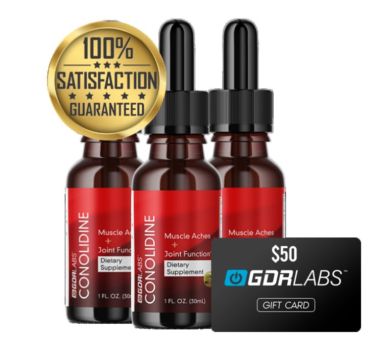 GDR Labs Conolidine (USA SUMMMER SALE!) Formula To Relief From Pain And Muscle Aches