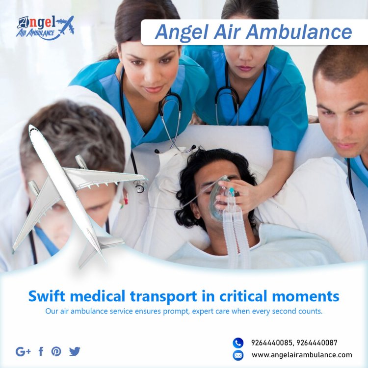 Use Best and Low-Cost Charter Air Ambulance in Kolkata by Angel Ambulance