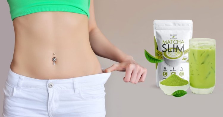 Vokin Biotech Premium Matcha Slim Green Tea Powder for Weight Loss Drink!