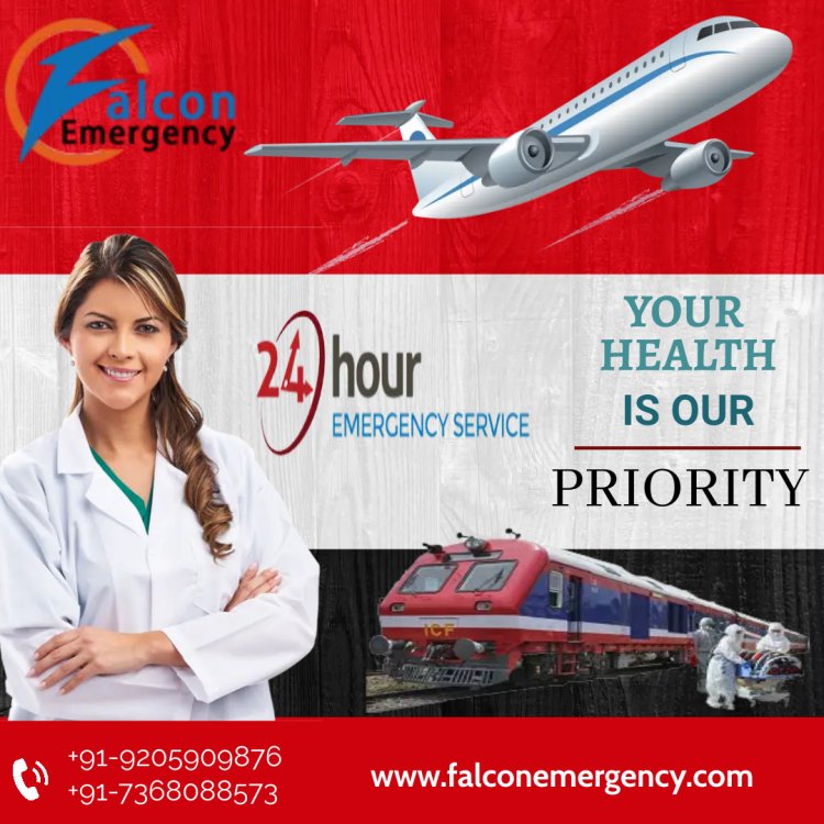 Utilize Falcon Train Ambulance in Delhi with advanced healthcare facilities