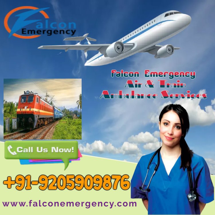 Use Train Ambulance Service in Kolkata for Patient Transport by Falcon Emergency