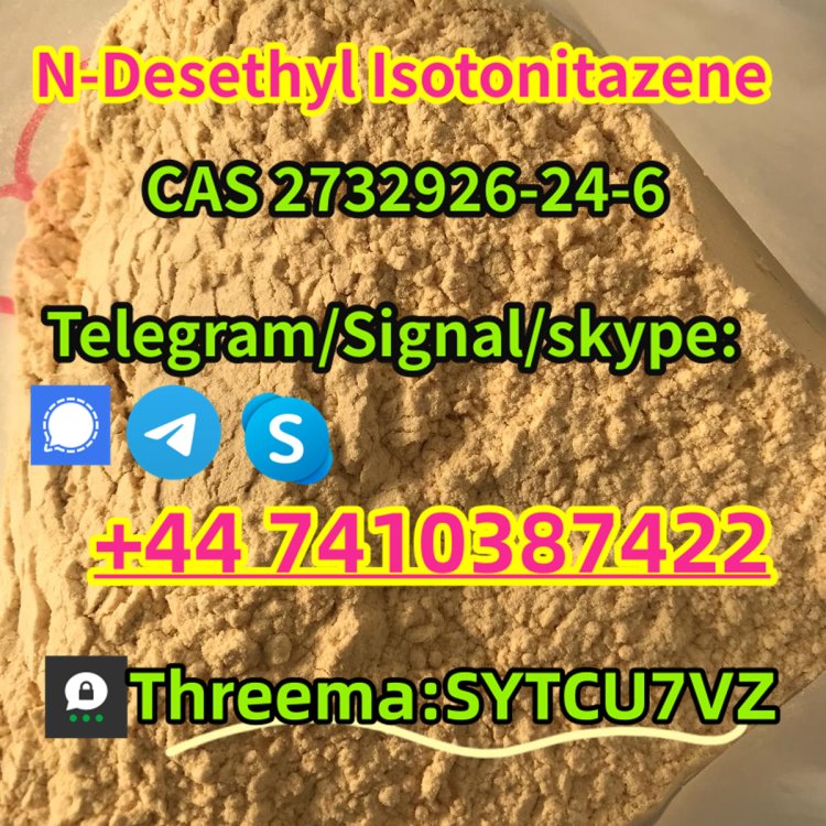 CAS 2732926-24-6 N-Desethyl Isotonitazene Telegarm/Signal/skype: +44 7410387422