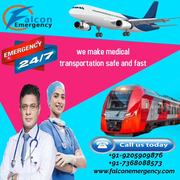 Witness a Journey without Complications with the Falcon Train Ambulance in Mumbai