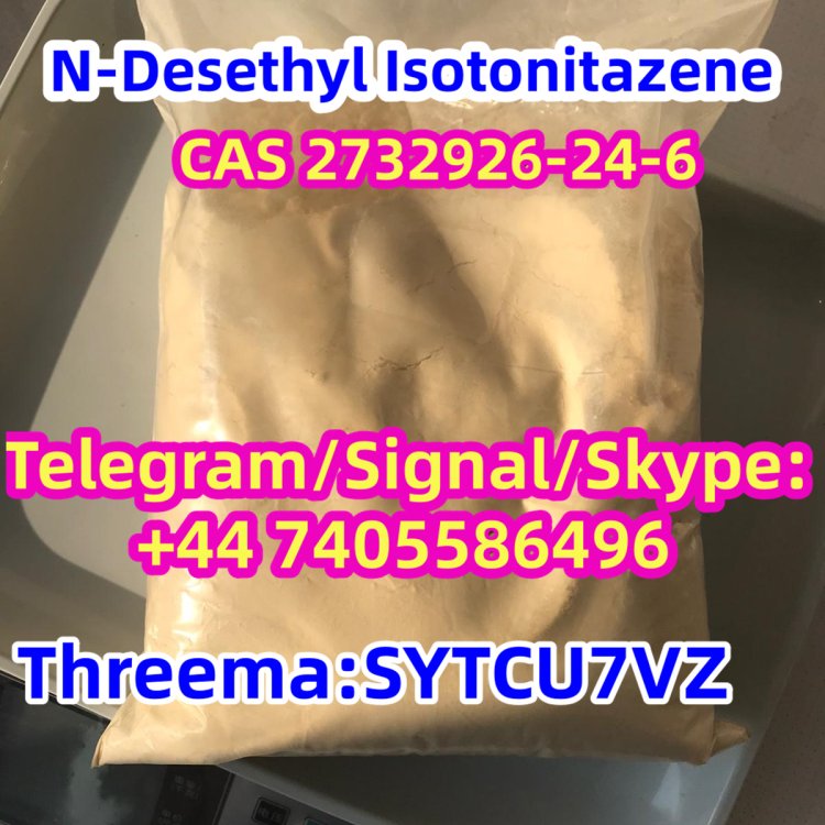 CAS 2732926-24-6 N-Desethyl Isotonitazene Telegarm/Signal/skype: +44 7405586496