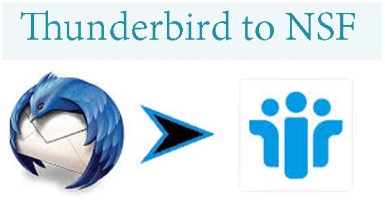 Conversion of Thunderbird to Lotus Notes NSF