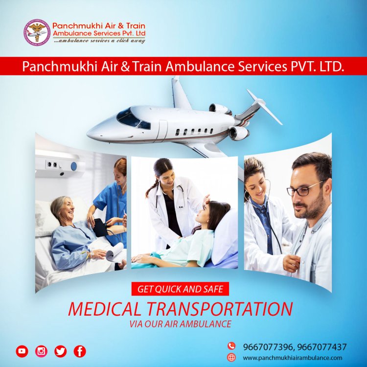 Panchmukhi Train Ambulance in Patna is evacuating critical Patients without Any Difficulties