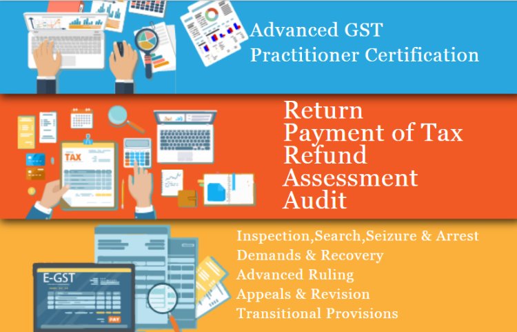 GST Course in Delhi 110017, after 12th and Graduation by SLA. GST and Accounting, Taxation and Tally Prime Institute in Delhi, Noida, [ Learn New Skills of Accounting, BAT and Finance for 100% Job] in Kotak Bank