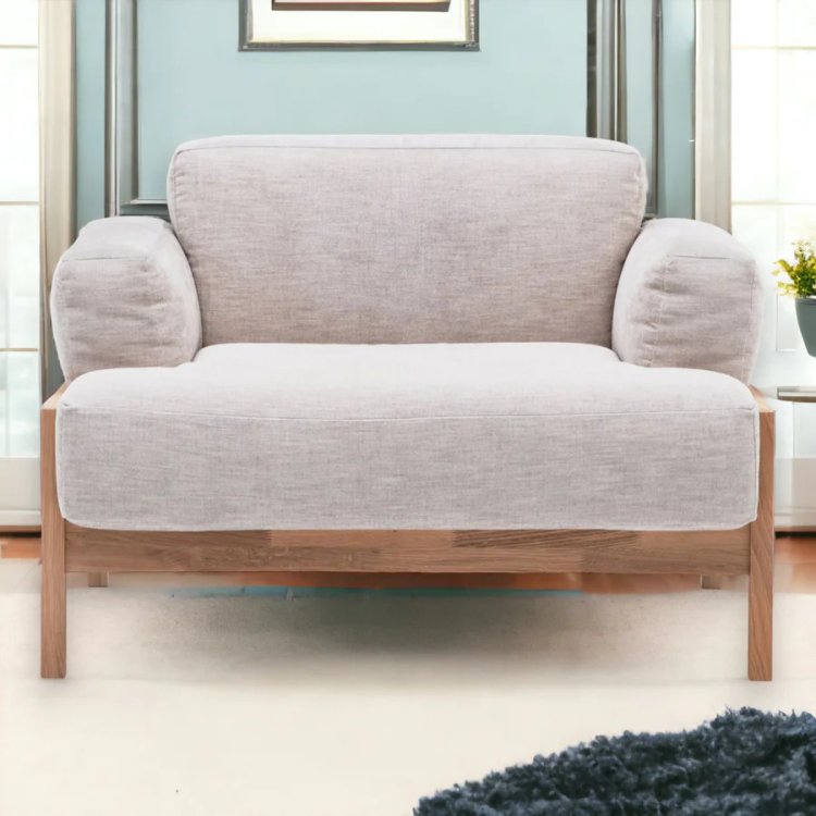 Add a Touch of Elegance with Nismaaya Decor's 1 Seater Sofa