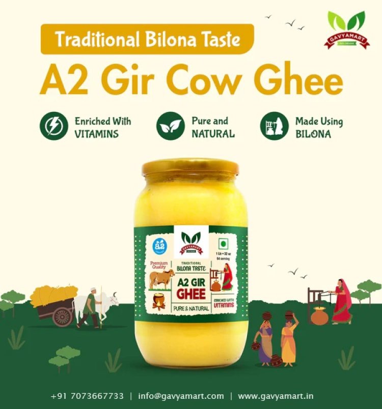 Buy Organic A2 Bilona Ghee Online - Limited Stock!