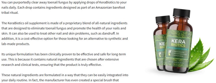 KeraBiotics Reviews ((⛔MUST READ ALERTS!⛔))- KeraBiotics Nail Fungus Products, KeraBiotics Ingredients! KeraBiotics Official
