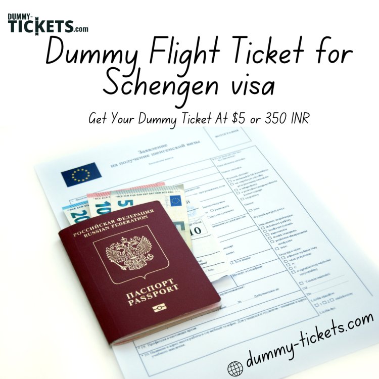 Dummy Flight Ticket for Schengen visa