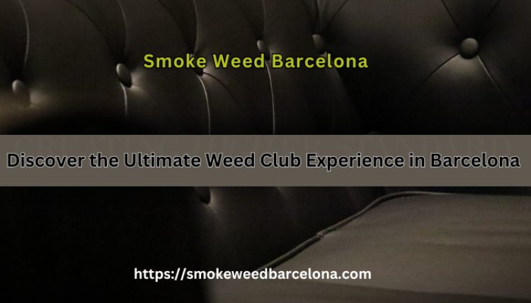 Discover the Ultimate Weed Club Experience in Barcelona