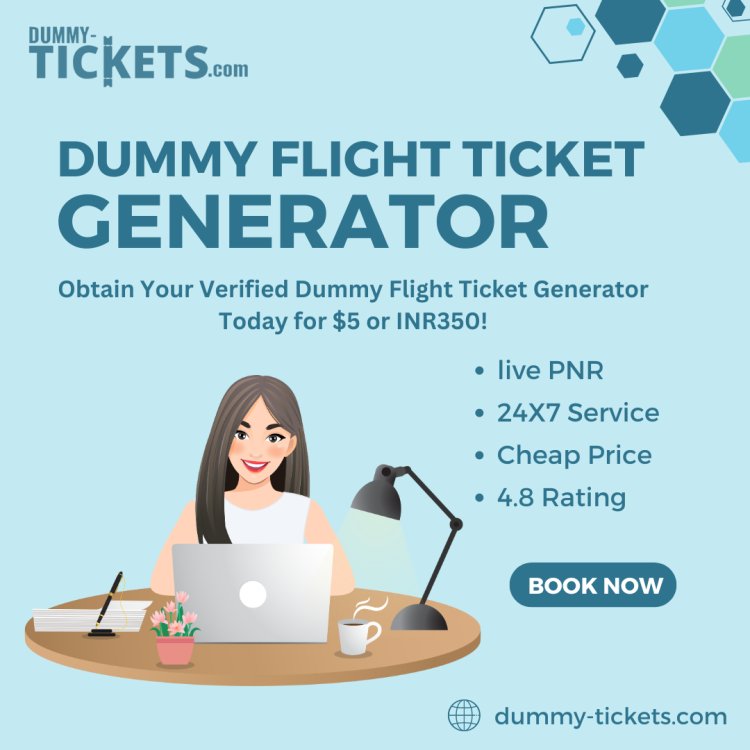 Dummy Flight Ticket Generator