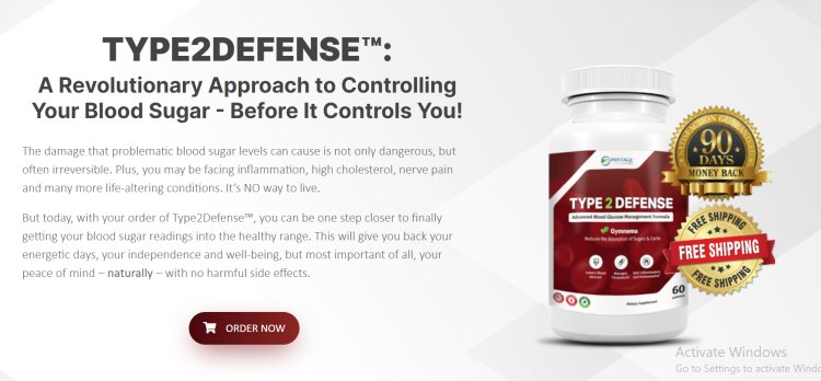 Type2Defense Blood Sugar Support Formula USA Official Website, Reviews & Know All Details (2024)