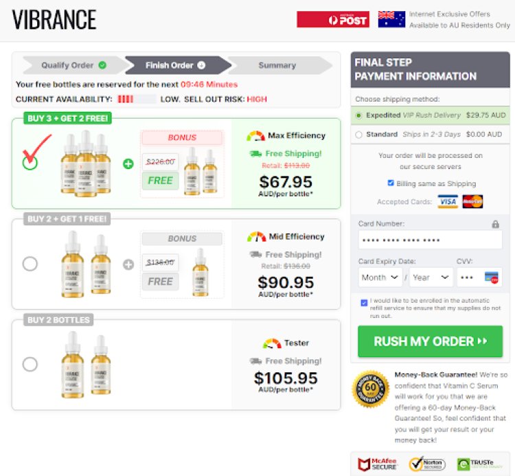 Vibrance Vitamin C Serum Australia  - Does It Really Work?