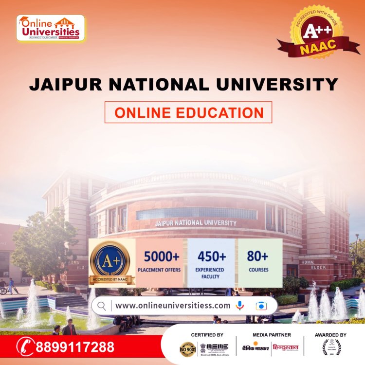 Unlocking Potential: Jaipur National University Online Education !