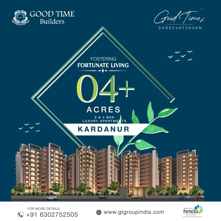 2BHK flats for sale in Kardanur | Shreevatsavam by Good Time Builders