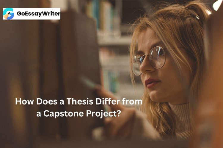 Capstone Projects vs. Thesis: what's the difference?