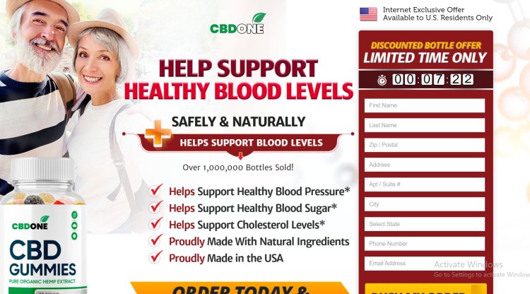 CBDOne CBD Blood Pressure Gummies USA Official Website, Price For Sale & Reviews [Updated 2024]
