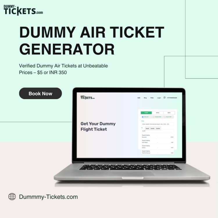 Dummy Air Ticket Generator